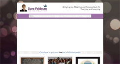 Desktop Screenshot of darafeldman.com